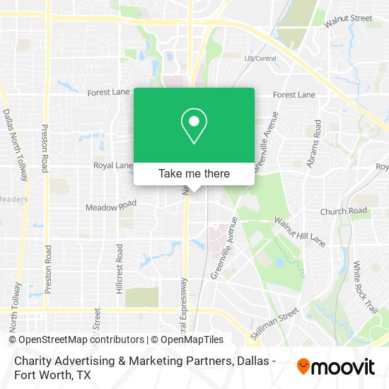 Charity Advertising & Marketing Partners map