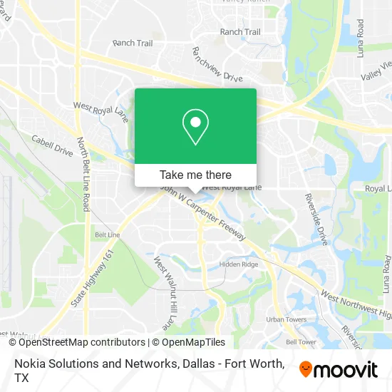 Nokia Solutions and Networks map