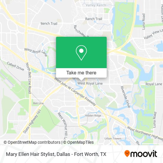 Mary Ellen Hair Stylist map