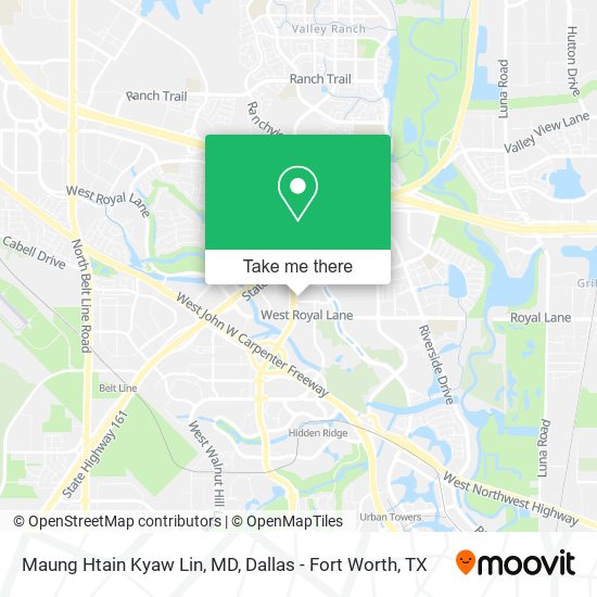 Maung Htain Kyaw Lin, MD map