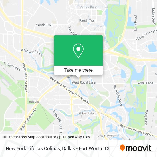 New York Life las Colinas map