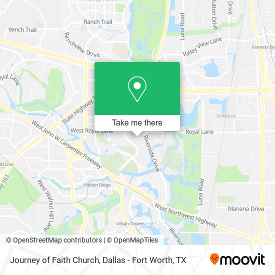 Journey of Faith Church map
