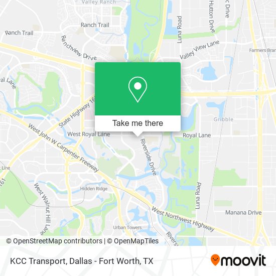 Mapa de KCC Transport