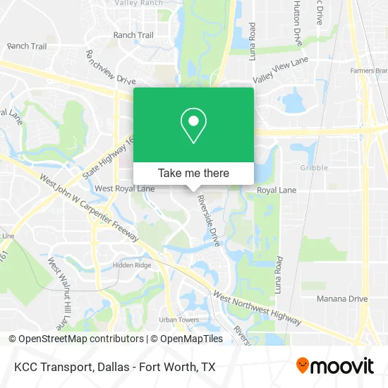 Mapa de KCC Transport
