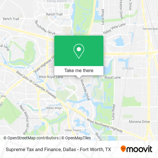 Mapa de Supreme Tax and Finance