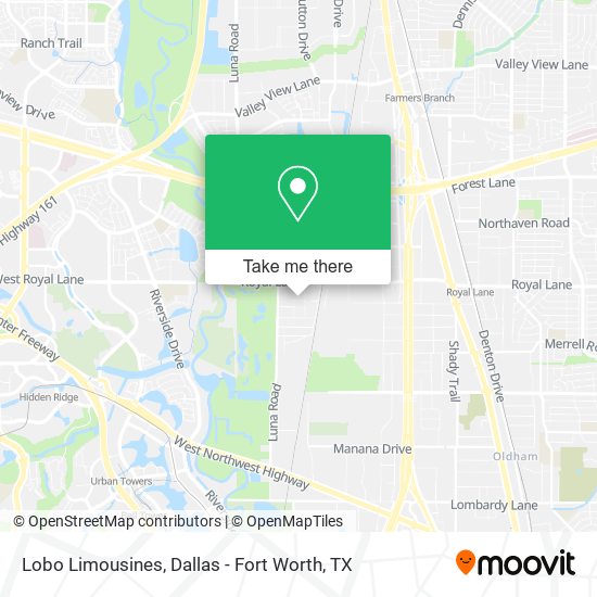 Lobo Limousines map