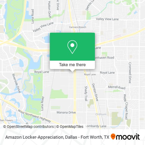 Mapa de Amazon Locker-Appreciation
