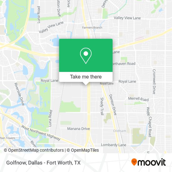 Golfnow map