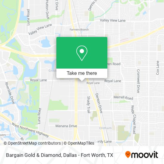 Bargain Gold & Diamond map