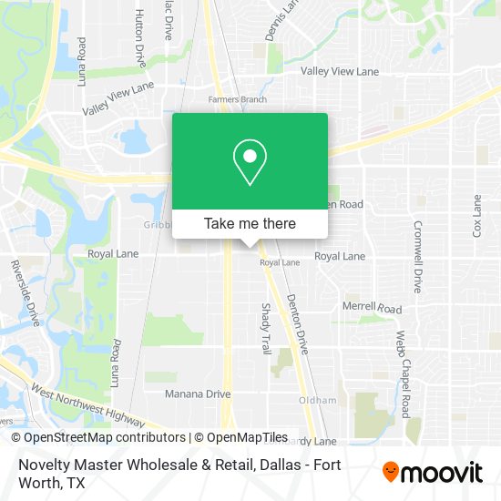 Novelty Master Wholesale & Retail map