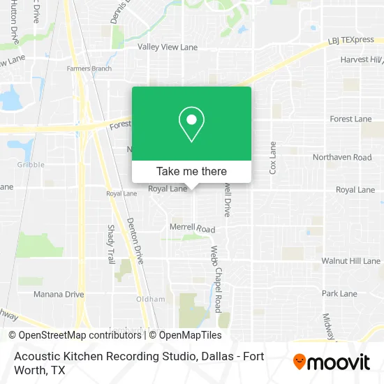Acoustic Kitchen Recording Studio map