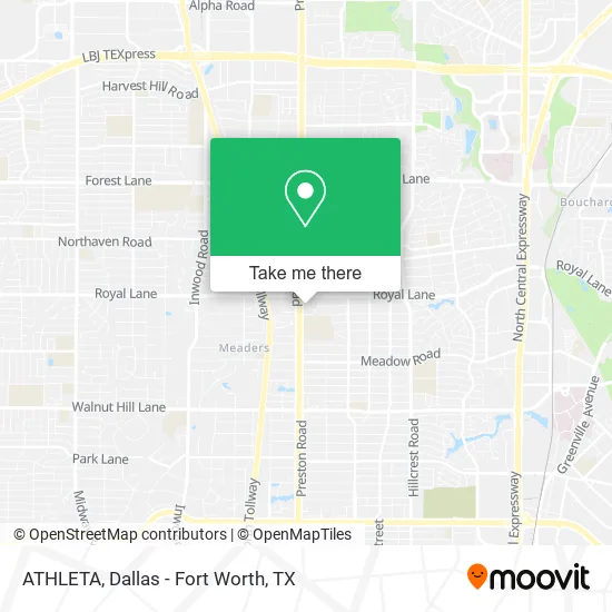 ATHLETA map