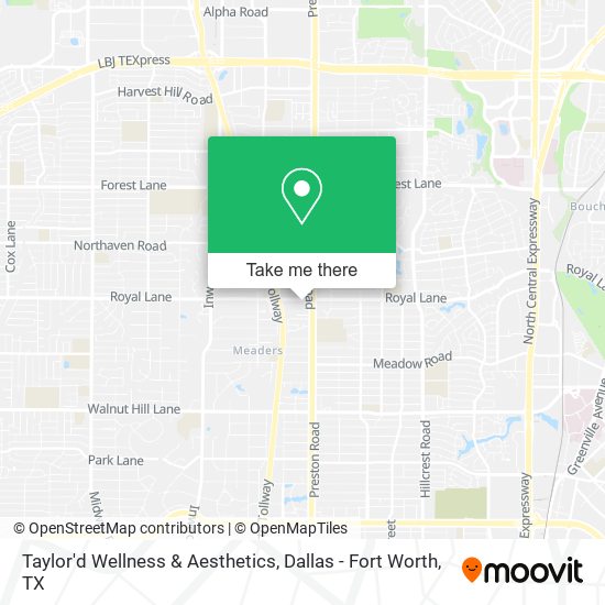 Mapa de Taylor'd Wellness & Aesthetics