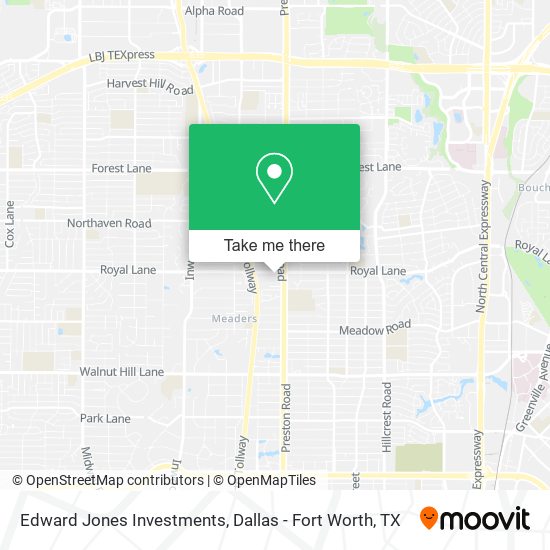 Mapa de Edward Jones Investments