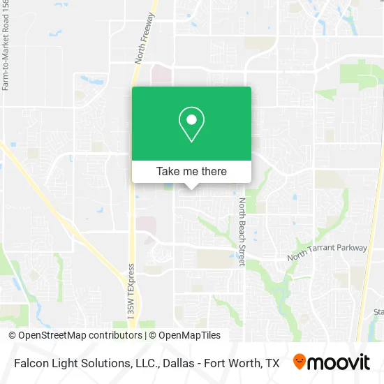 Falcon Light Solutions, LLC. map