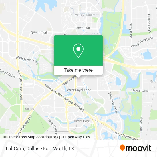 LabCorp map