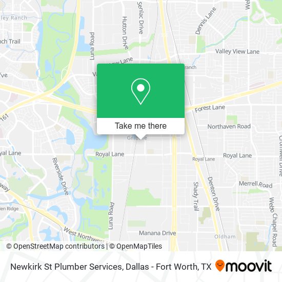 Newkirk St Plumber Services map