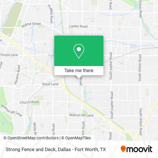 Mapa de Strong Fence and Deck