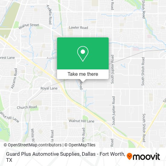Mapa de Guard Plus Automotive Supplies