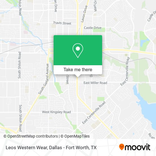 Leos Western Wear map