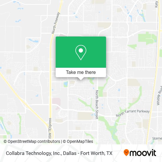 Mapa de Collabra Technology, Inc.