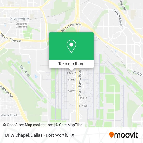 DFW Chapel map