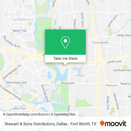 Mapa de Stewart & Sons Distributors