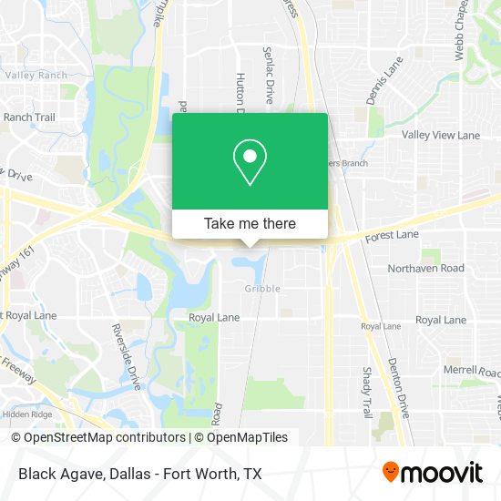 Black Agave map