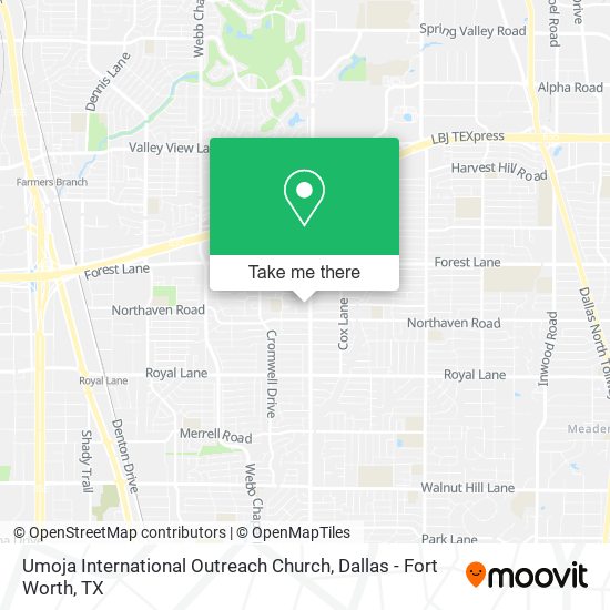 Umoja International Outreach Church map