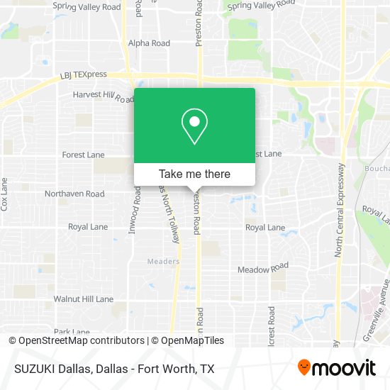 Mapa de SUZUKI Dallas