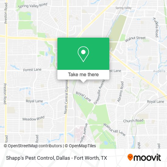 Shapp's Pest Control map