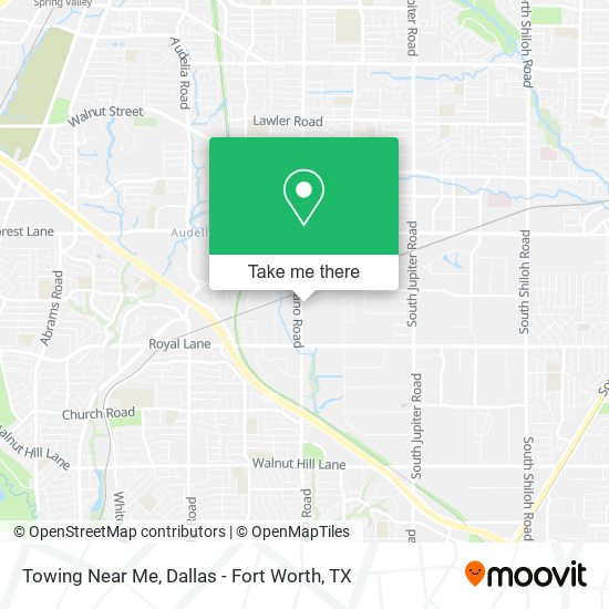 Towing Near Me map