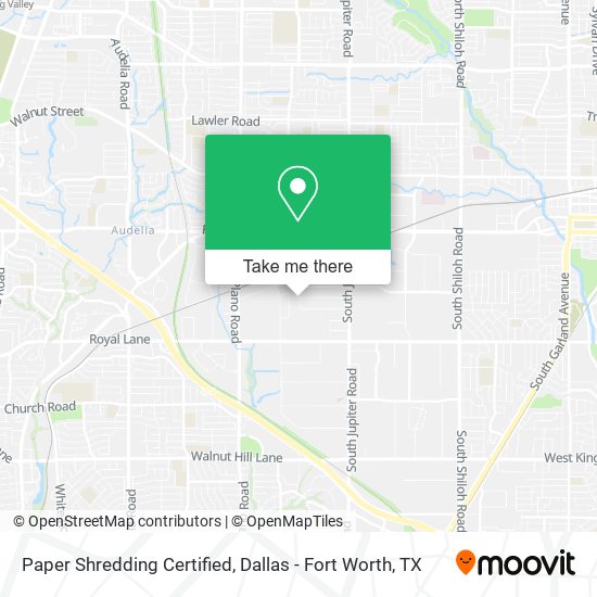 Paper Shredding Certified map