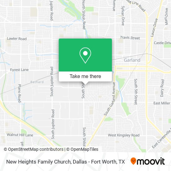 Mapa de New Heights Family Church