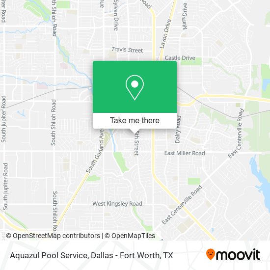 Aquazul Pool Service map