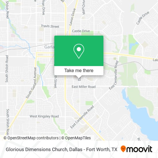 Glorious Dimensions Church map