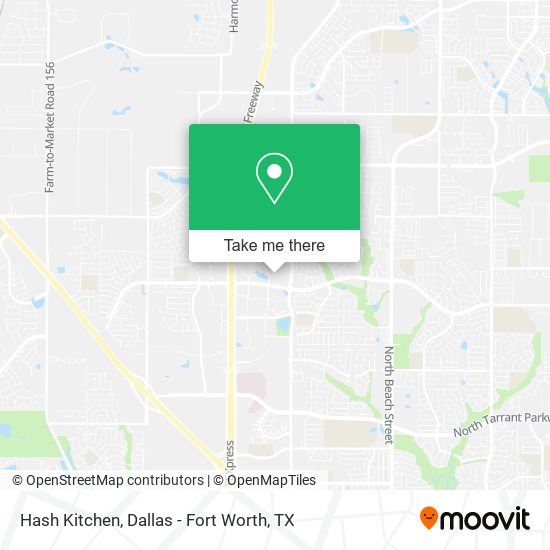 Hash Kitchen map