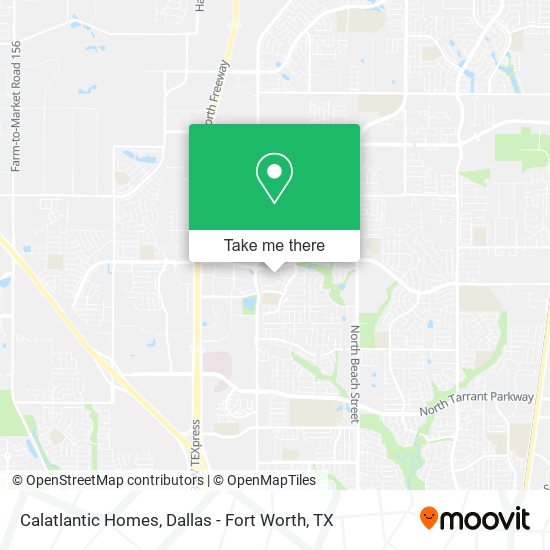 Calatlantic Homes map