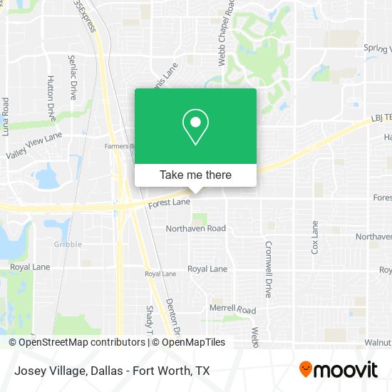 Josey Village map