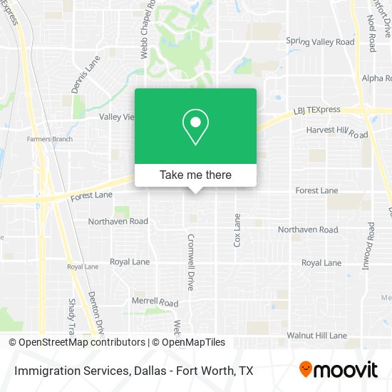 Immigration Services map
