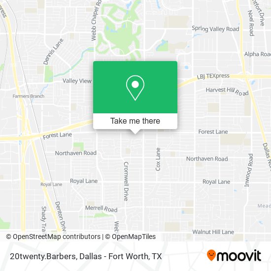 20twenty.Barbers map