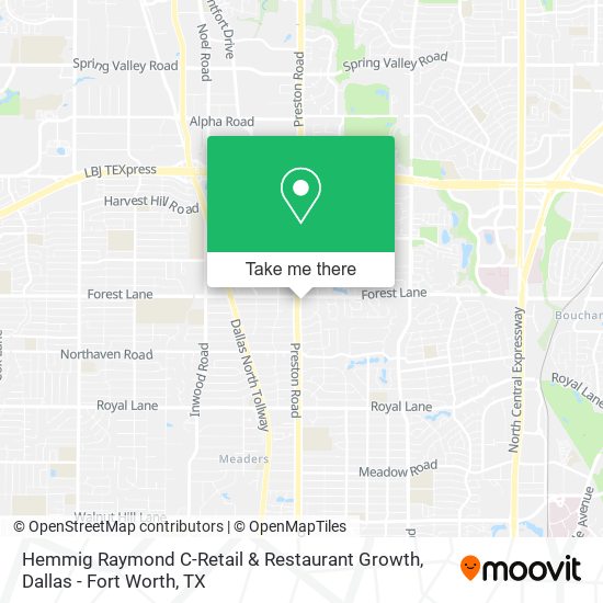 Hemmig Raymond C-Retail & Restaurant Growth map