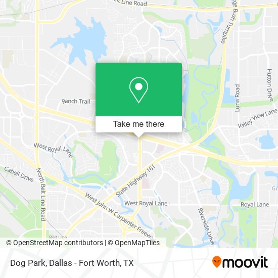 Dog Park map