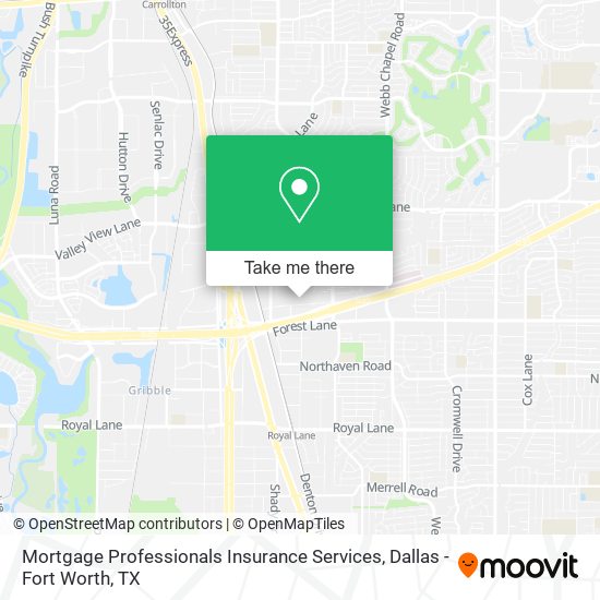 Mapa de Mortgage Professionals Insurance Services