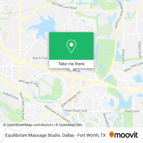 Equilibrium Massage Studio map