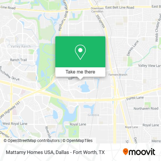 Mattamy Homes USA map