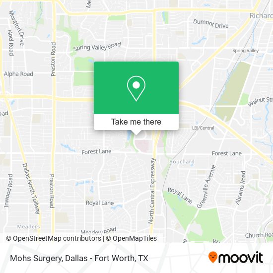 Mapa de Mohs Surgery