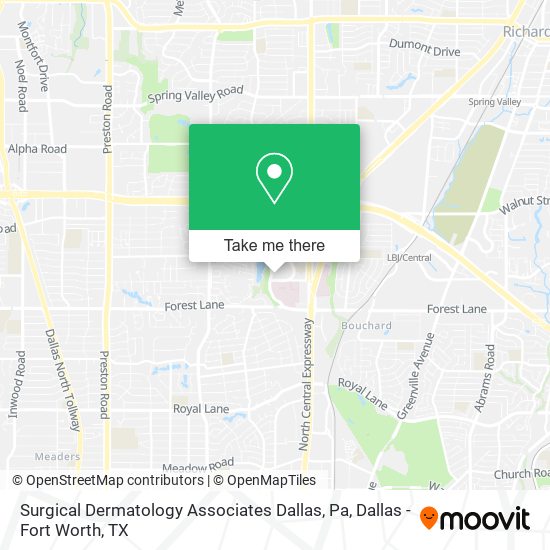 Surgical Dermatology Associates Dallas, Pa map