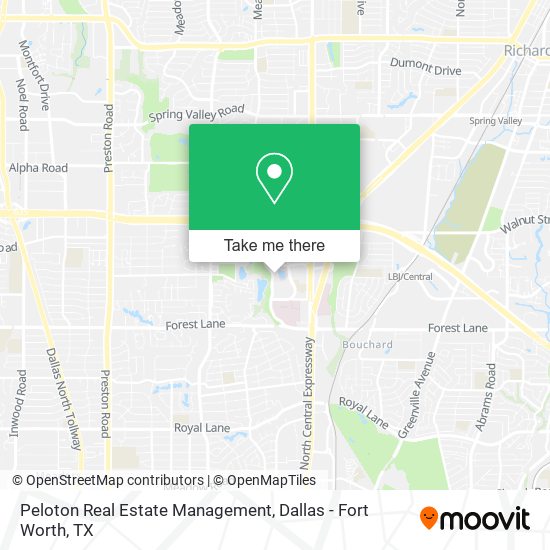Mapa de Peloton Real Estate Management