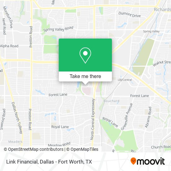Link Financial map